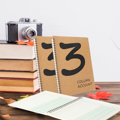 Carnet comptabilité 3 colonnes compact pour le suivi des dépenses à la maison - 4