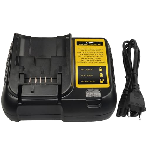 TOPBATT DCB107 Recambio para Dewalt Cargador de batería 10.8~20V ...