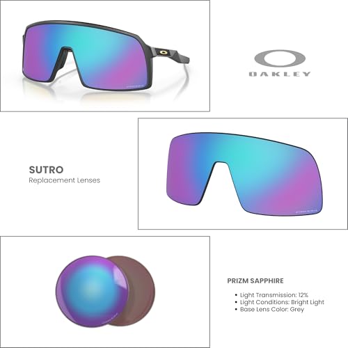 Oakley Original Sutro Replacement Lenses for Men for Women+ Bundle Microfiber Pouch3