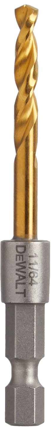 DEWALT DD5111 Schlagfertiger Titan-Bohrer, 11/64 Zoll