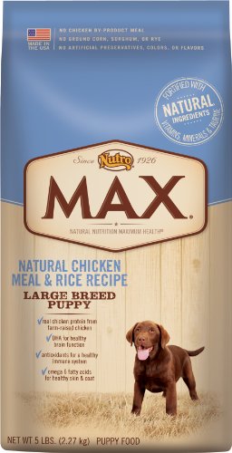 Max Dog Natural Chicken Meal And Rice Recipe Large Breed Puppy Food, 5-Pound #TOP30