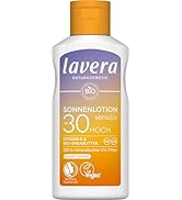 lavera Sonnenlotion Sensitiv LSF 30 - Sonnencreme ohne chemische UV-Filter - für sensible Haut - ...