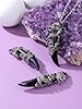 JSDDE Dragon Necklace for Men Women Black Obsidian Healing Crystal Necklaces Natural Gemstone Point Pendant Necklace Jewellery Gift #2