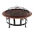 Pure Garden Outdoor Fire Pit - 30” Wood Burning Firepit with High-Temp Copper Finish, Screen, Poker, and Grate - Fire Pits & Outdoor Fireplaces