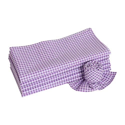 Servilletas de Tela Checkered 18x18 Pulgadas Pack x6 miniatura 1
