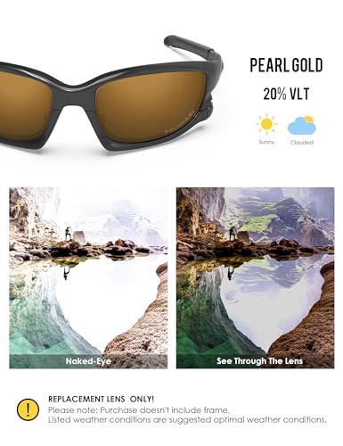 Image of BLAZERBUCK Polarized Replacement Lenses&Sock Kit for Oakley Split Jacket OO9099 Sunglass