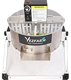 YEZFARM Electric 16 Inch Bud Leaf Bowl Trimmer Machine,Wet Dry Hydroponic Cutting Machine,Stranded F