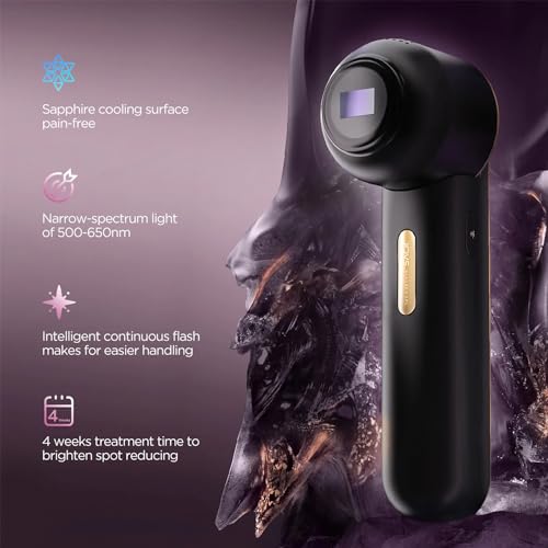 Image of JOVS Blacken Photorejuvenation Skincare Device with DPL Technology, Clinically Proven Results, Built-in Sapphire Cooling Surface to Deliver a Comfortable At-home Treatment
