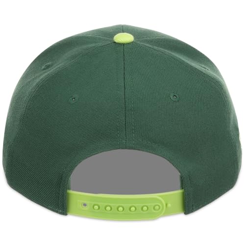 Looney Tunes Marvin The Martian Youth Chibi Adjustable Snapback Hat (Green, One Size)4