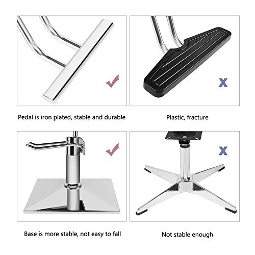 Artist Hand Salon Chair For Hair Stylist, Stylist Chair With Heavy Duty Hydraulic Pump, 360 Degrees Rolling Swivel Spa Beauty Equipment For Hair Stylist Women Man, Max Load Weight 330 Lbs #TOP5