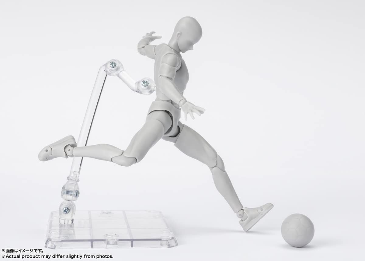 Body-Kun figure in a soccer kicking pose, with a soccer ball.
