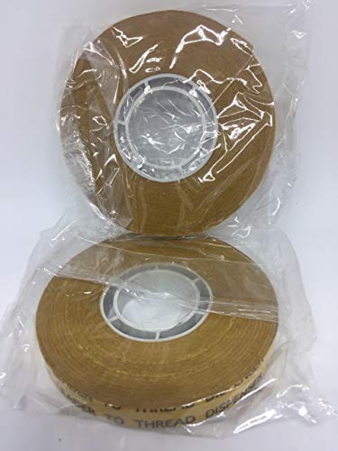 Image of ATG Transfer Gun Double Side Refill Tapes, Reverse Wound Adhesive Transfer Tape Acid Free Gold Paper Liner ATG-7502, 3 /8 inch X 36YD Pack of 12