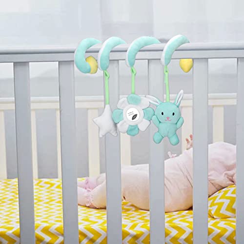 Brinquedo para Pendurar Carrinho de bebê, Design de crochê Macio de Pelúcia Playmate Assento de Carr
