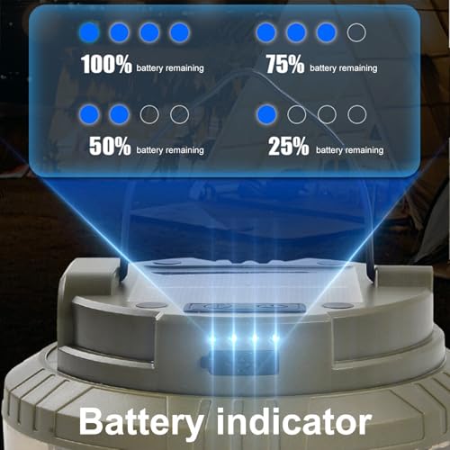 Linternas de cuerda solar recargables con diseño impermeable de 5,1 x 2,8 pulgadas 7
