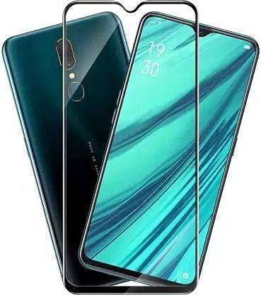 Image of Tempered Glass Screen Guard Protector 9H Hardness Full Glue With Cut Edges to Edge Curved For Vivo S1 Pro - (Black)