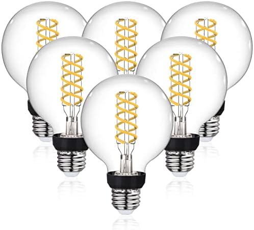 MEILUX G25(G80) 6W Globe Edison LED Light Bulbs