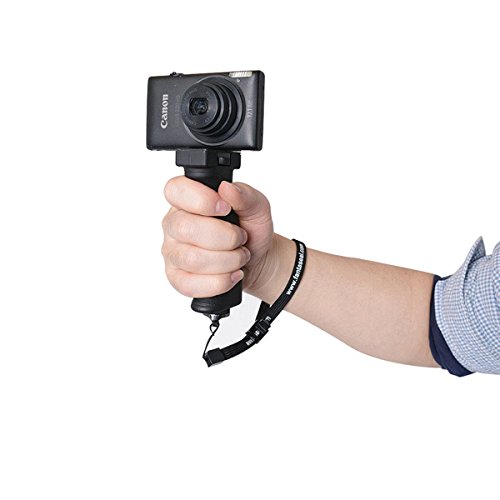 Fantaseal Ergonomic Camera Grip Mount Compatible with Nikon Canon Sony DSLR Camera Camcorder+ GoPro Hero 8 7 6 5/4/3/Session Sony Garmin Virb SJCAM Action Camera Hand Grip Stabilizer Handle Holder