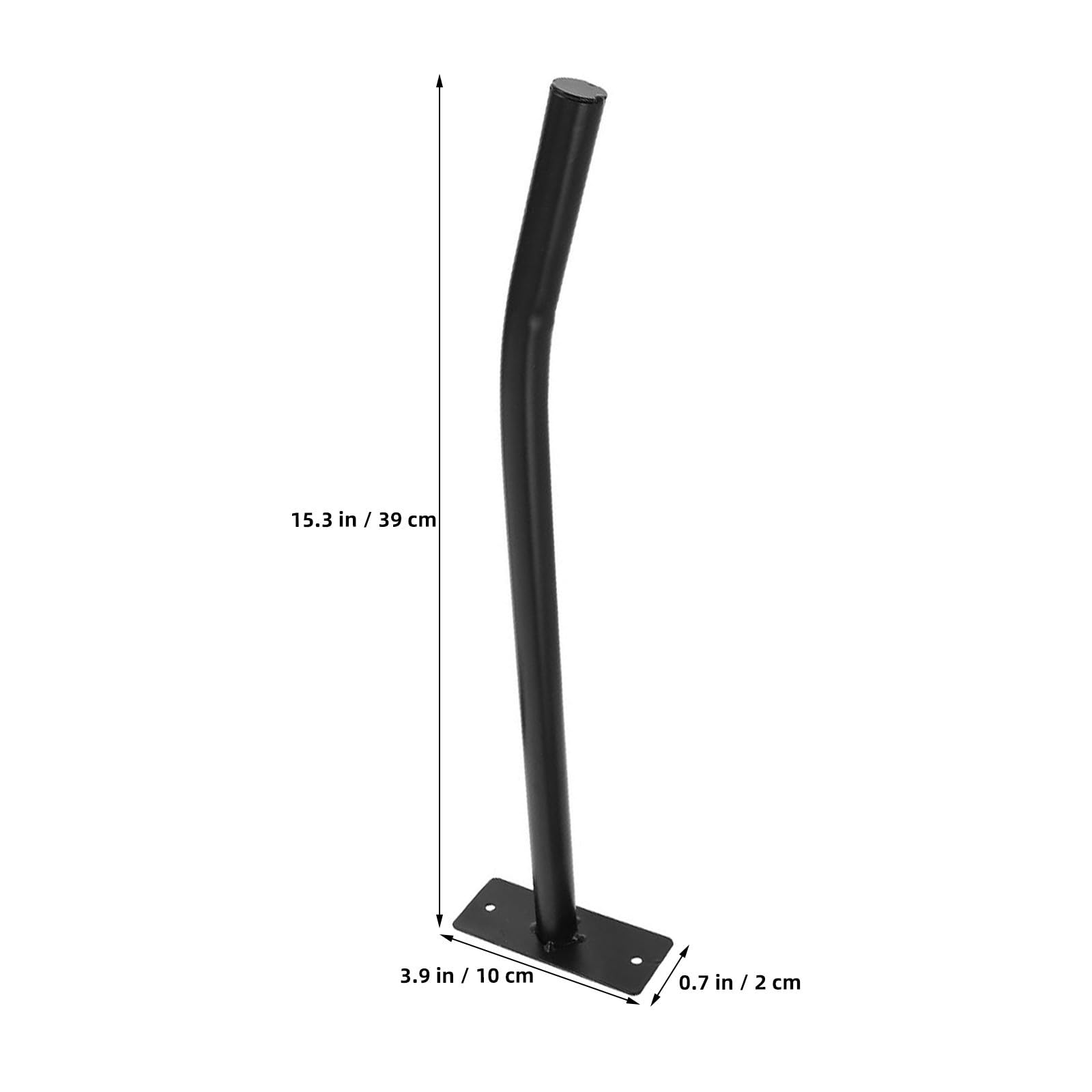 4 Pezzi Supporto da Parete per Palla da Ginnastica in Metallo Nero