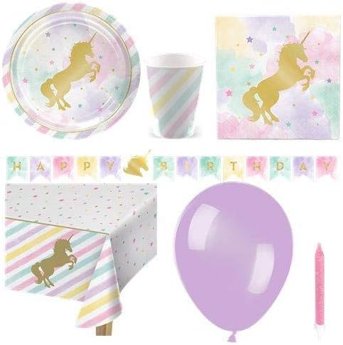 Unicorn Sparkle Party Pack - Deluxe Pack for 8