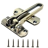 【Información del producto】Nombre del producto: pestillo de la puerta antirrobo; Material: aleación de zinc. Fácil instalación mediante perforación, cada hebilla antibloqueo de puerta se fija con 7 tornillos al mismo tiempo, lo que hace que la hebilla antibloqueo de puerta sea más fuerte y firme.
