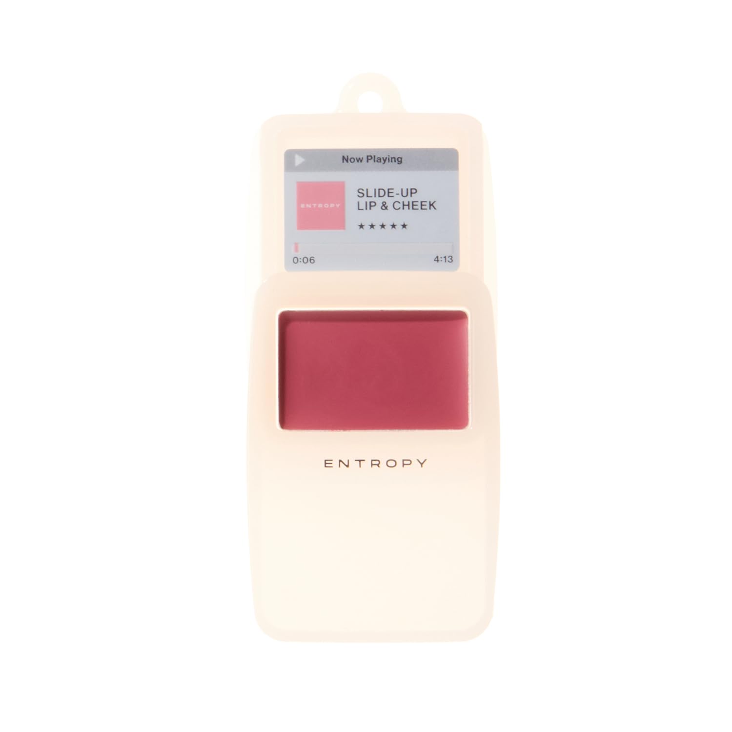 ENTROPY MAKEUP Slide-Up Lip & Cheek Color Balm, Smoothie Edition Multi-Use Cream Blush for Lips and Cheeks, Buttery Blendable Balm, Grape Cooler, 0.05 oz