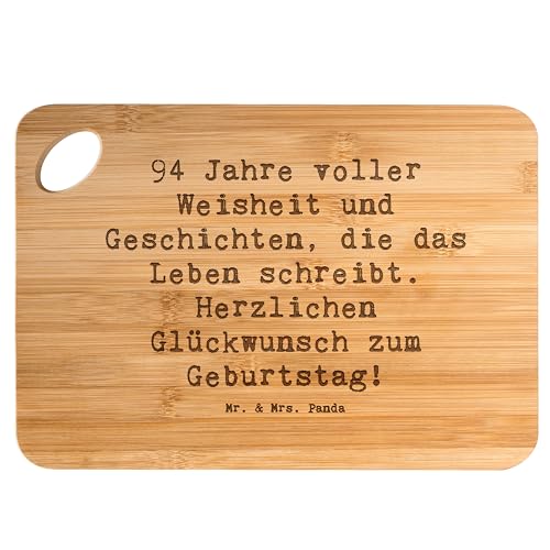 Mr. & Mrs. Panda PD-1756827 Schneidebrett 94. Geburtstag