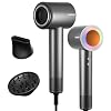 Hair Dryer, 160000 RPM Professional High-Speed Blow Dryer 2 Billion Negative Ionic Care Hair Dryer (Black Gray)