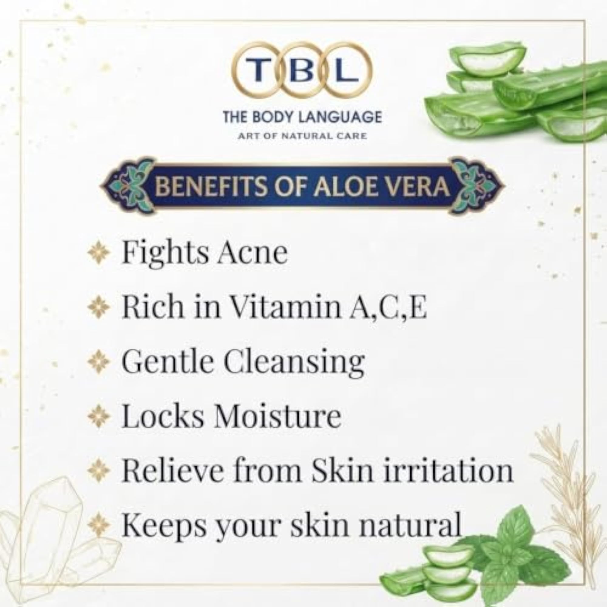 Aloe Vera Rose Face Care Set of 3