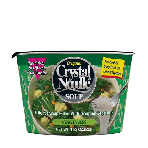Crystal Noodle Soup, Vegetable, (Pack of 6 Cups) 1.83 OZ
