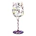 Top Shelf TS-4004A Thank Glass - Unique Wine Lover Gifts-Hand Painted, 15oz, multi-colored