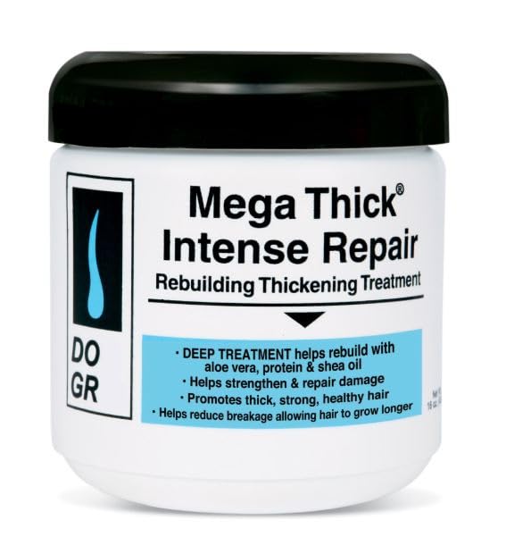 Doo Gro Mega Thick Intense Repair 16 oz - with a comb