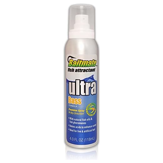 Baitmate Bass Scent Fish Attractant Spray, Continuous Spray 4 oz
