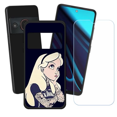 CongJiaLingXi �V���R�[�� �J�o�[�K�p ZTE Blade A75 Pro 5G (6.56") + HD �E �����K���X - WZ1