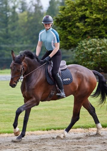 Image of Kerrits Women's Coolcore Full Leg Grip Horse Riding Tights - Cooling Equestrian Leggings, Silicone Grip, Pockets