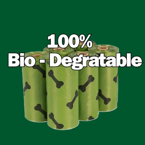 Image of Dogtor Puggins Biodegradable Poop Bags | Leak-Proof, Extra-Thick, Easy-Tear | 270 Bags (18 Rolls) | Eco-Friendly, Odor-Control | Supports Animal Welfare | Multipurpose Use