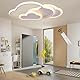 GHiycotdl Deckenpendelleuchte, Dimmbar 3000-6500K Moderne Leuchte Deckenleuchten für Wohnzimmer Schlafzimmer Flur und Kinderzimmer (52cm)