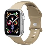 Foufousun Sport Band Compatible with Apple Watch Bands 40mm 38mm 41mm 42mm 44mm 45mm 49mm Women Men,Soft Silicone Waterproof Replacement Strap for iWatch Bands Series 10 9 8 7 6 5 4 3 2 1 SE Ultra