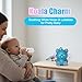 Baby White Noise Machine with Bluetooth Speaker & Timer | Portable Infant Sleep Aid, Sleeping Music Soothing Sounds for Nursery, Travel, Crib & On-The-Go
