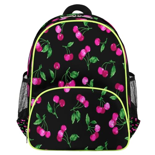 Sac à dos cerise pour enfant fille et garçon - Petit sac de crèche et d'école idéal pour voyager