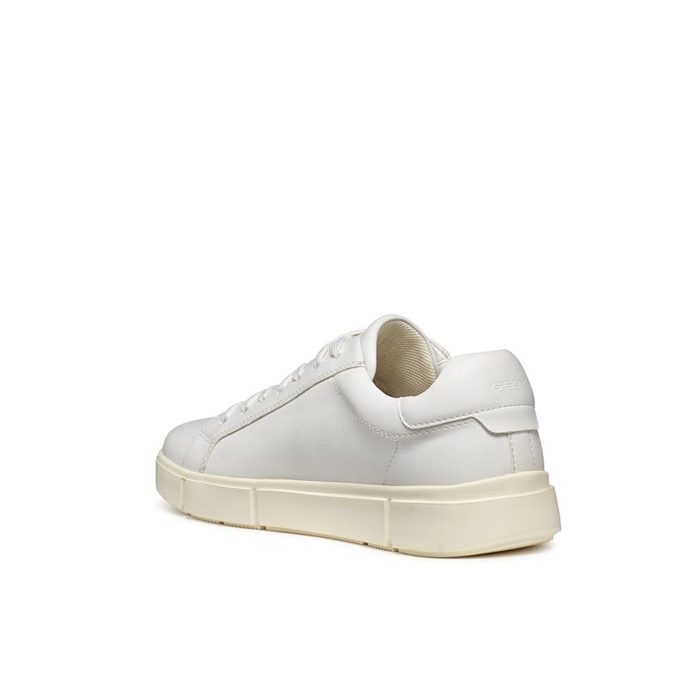 Geox Men's U Prali BSneaker, White, 6.5 UK