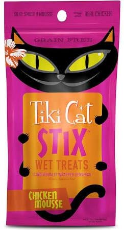 759219 3 oz Stix Chicken Mousse Cat Treats - Case of 12