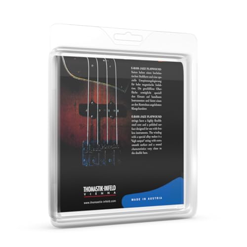 Thomastik Corde Per Basso Elettrica Jazz Bass Flat Wound Set 5 Corde JF345 Scala Lunga 34" - 2