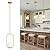 Yunnix Pendant Lights Kitchen Island, Pendant Light Fixtures, Modern Gold Globe Glass Pendant Lighting, Brass Mid Century Chandelier One Light for Bathroom Bedroom Dining Room(Bulb Not Included)