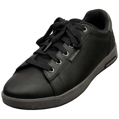 Skechers Cavell Hensley - Tenis para Hombre, Negro sintético., 44 EU