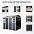 HMYFGD 8x6 ft Outdoor Resin Storage Shed with Floor, Waterproof Plastic Tool Shed with Lockable Door and Two Windows, All-Weather Tool Sheds for Backyard, Patio, Lawn, Garden (Black, 8 x6 ft)