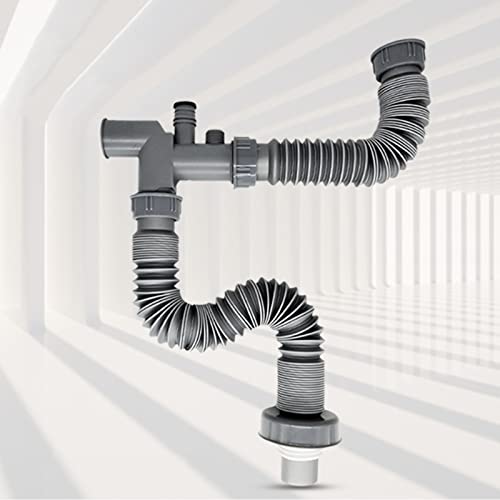 Tuyau de plomberie extensible indispensable pour raccordement d'évier et lavabo difficile