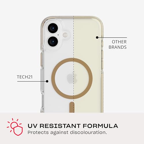 Coque iPhone 16 Plus antichoc tech21 EvoCrystal MagSafe durable