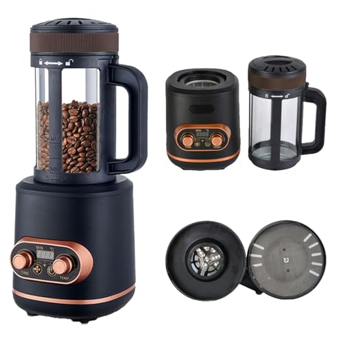 twostronking Torréfacteur De Grains De Café d'une Capacité De 250 G, Température De Cuisson 150-240 ℃, avec Bouton Réglable Et Mode De Refroidissement, Refroidissement Rapide De 5 Minutes
