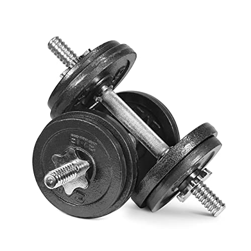 Caphaus Adjustable Dumbbells, 20Lb, 25Lb, 30Lb, 52.5Lb & 100Lb Options, Exercise Fitness Equipment For Home Gym, Muscle Building & Core Fitness #TOP20