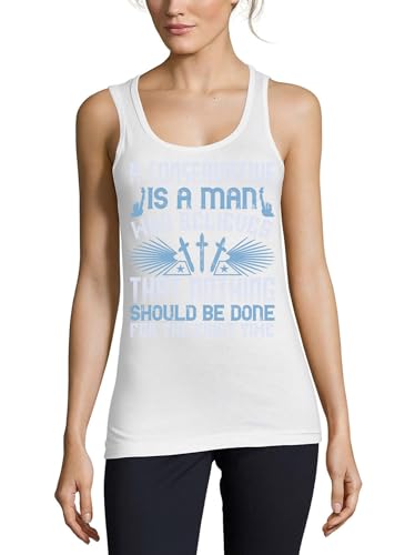 Camiseta de algodón para mujer blanca Atspauda de manga corta con letras impresas